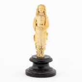 17TH/18TH C. BONE FIGURE OF SI