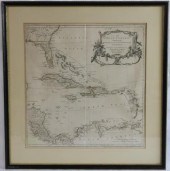 17TH/18TH CENTURY MAP OF THE W