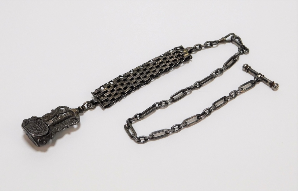 18-19C EUROPEAN CUT STEEL WATCH FOB