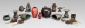 18 Asian bronze and brass item