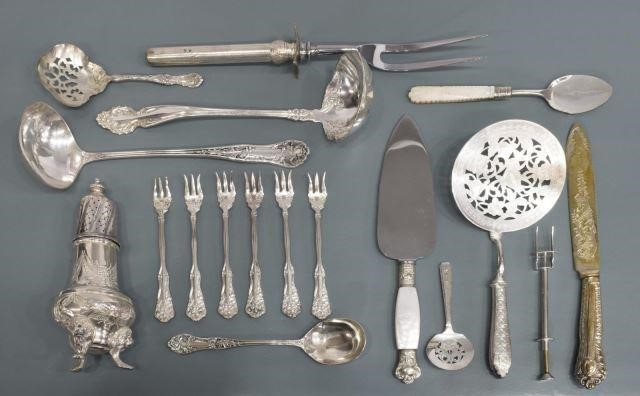 18) COLLECTION SILVER PLATE
