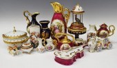 (18) FRENCH LIMOGES GILT PORCE