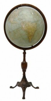 18-INCH TERRESTRIAL GLOBE ON C