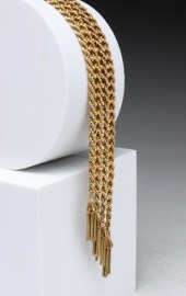 18 KARAT GOLD ROPE BRACELET, F