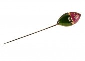 18 KARAT GOLD, TOURMALINE, & R