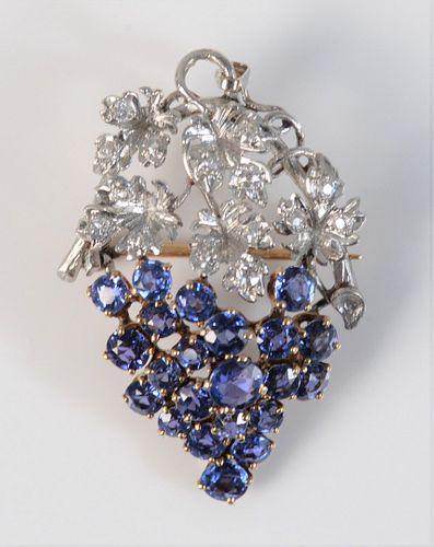 18 KARAT WHITE AND YELLOW GOLD