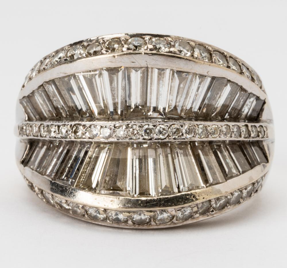 18 KARAT WHITE GOLD & DIAMOND