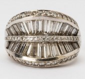 18 KARAT WHITE GOLD & DIAMOND
