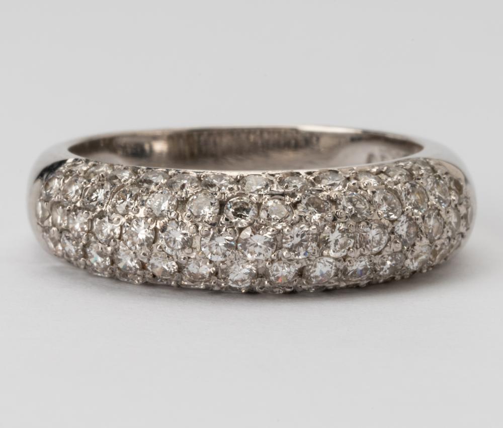 18 KARAT WHITE GOLD & DIAMOND