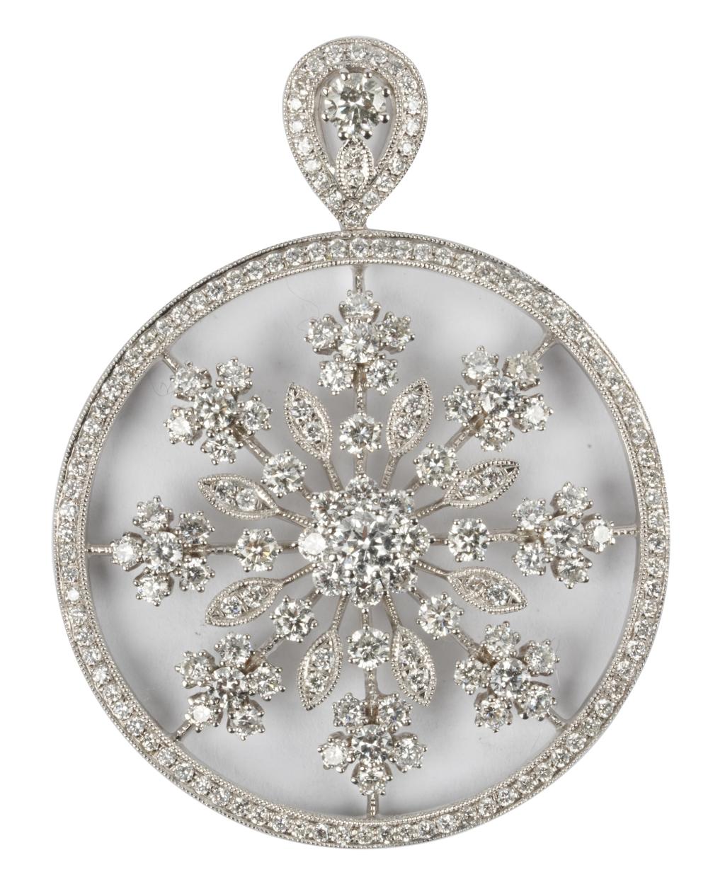 18 KARAT WHITE GOLD & DIAMOND