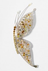 18 KARAT WHITE GOLD AND MULTI-
