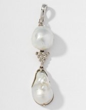 18 KARAT WHITE GOLD, DIAMOND A