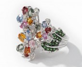 18 KARAT WHITE GOLD, DIAMOND,