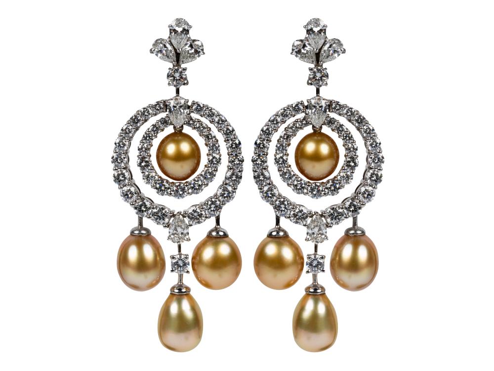 18 KARAT WHITE GOLD, DIAMOND, &