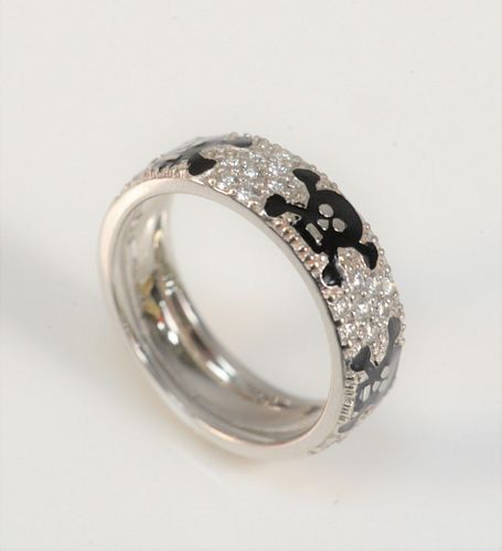 18 KARAT WHITE GOLD HIDALGO RING