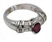 18 KARAT WHITE GOLD RING18 Kar