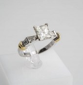 18-KARAT WHITE-GOLD, YELLOW-GO