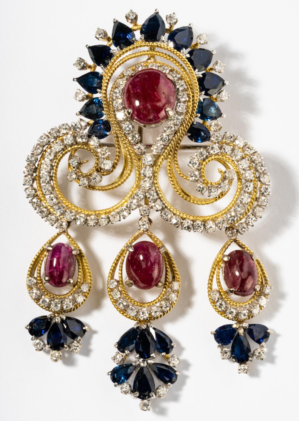 18 KARAT YELLOW AND WHITE GOLD