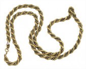 18 KARAT YELLOW AND WHITE GOLD