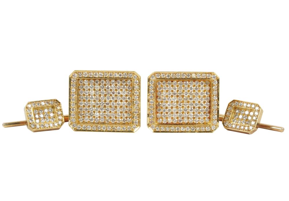 18 KARAT YELLOW GOLD & DIAMOND