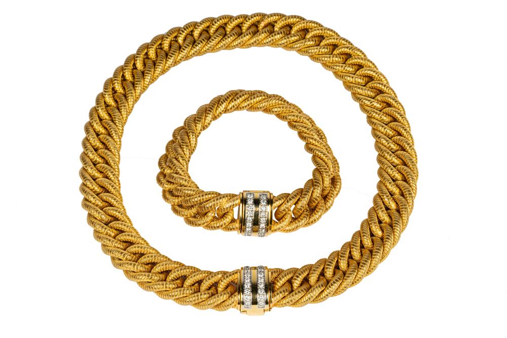 18 KARAT YELLOW GOLD & DIAMOND