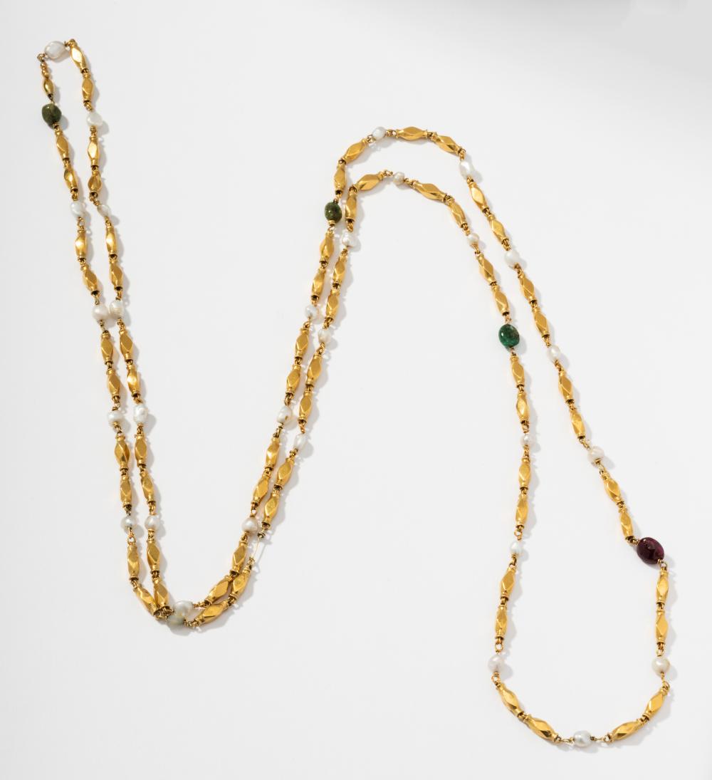 18 KARAT YELLOW GOLD AND