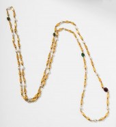 18 KARAT YELLOW GOLD AND MULTI