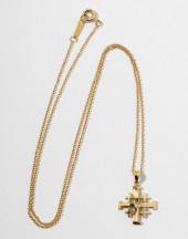 18 KARAT YELLOW GOLD AND DIAMO