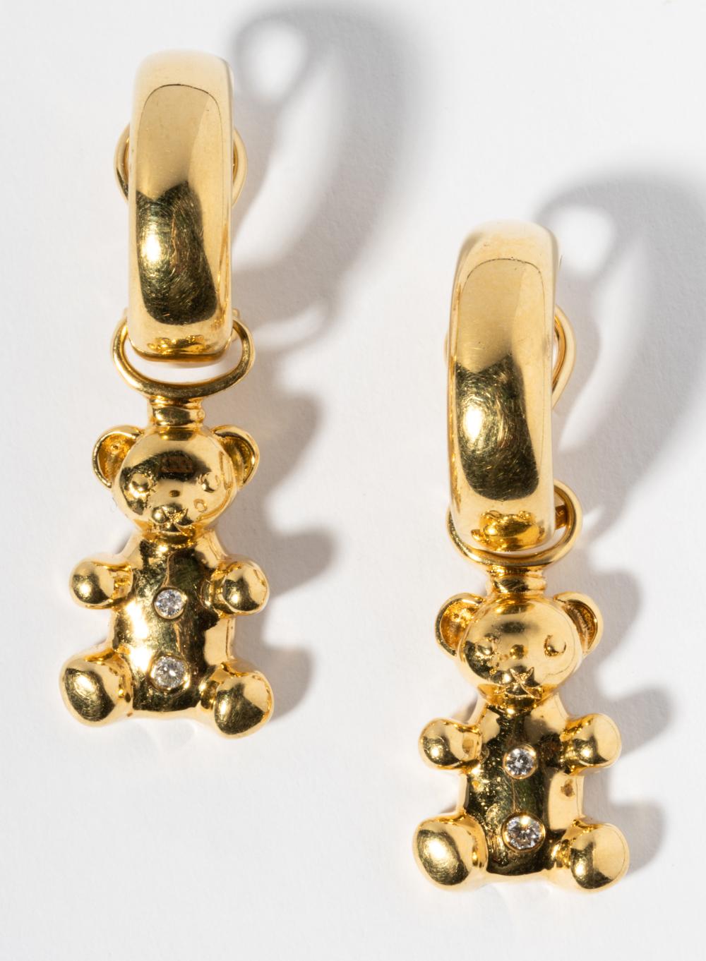 18 KARAT YELLOW GOLD AND DIAMOND