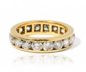18 KARAT YELLOW GOLD AND DIAMO