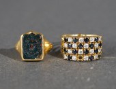 18-KARAT YELLOW-GOLD AND BLOOD