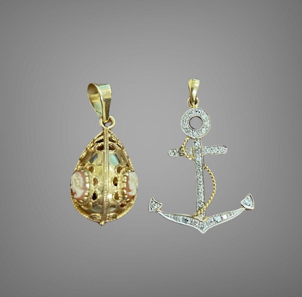 18-KARAT YELLOW-GOLD AND DIAMOND