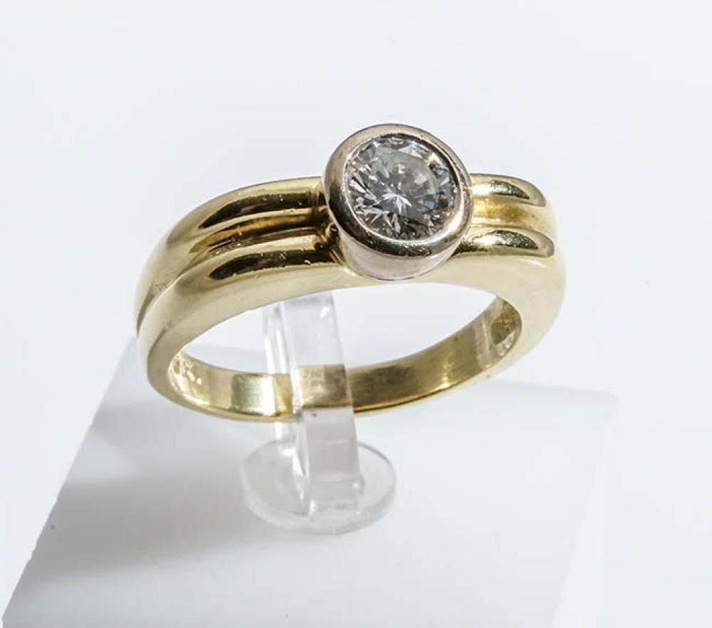 18-KARAT YELLOW-GOLD AND DIAMOND