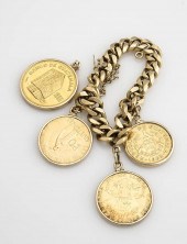 18-KARAT YELLOW-GOLD AND GOLD