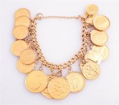 18-KARAT YELLOW-GOLD AND GOLD
