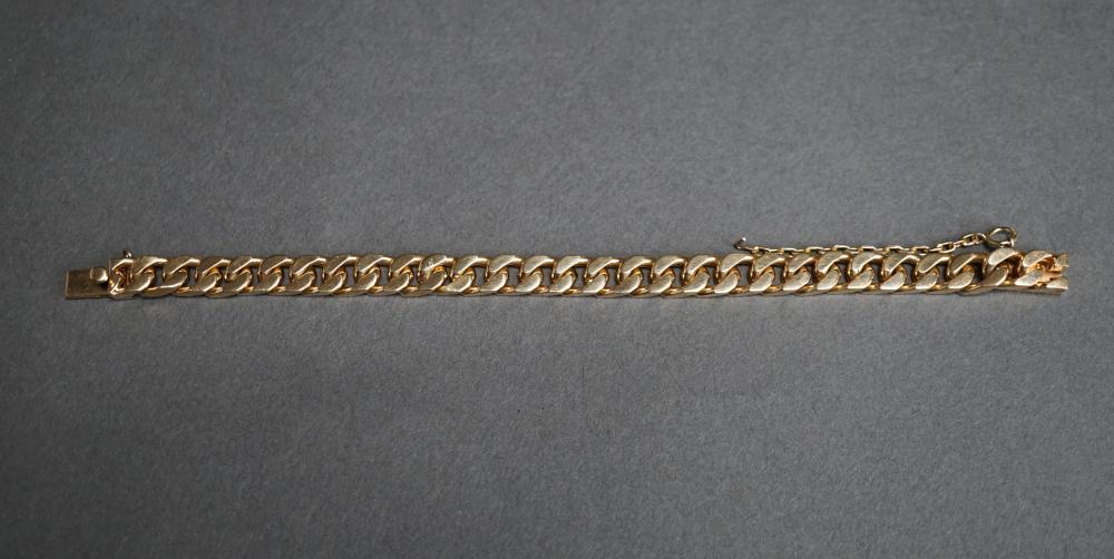 18-KARAT YELLOW-GOLD CURB LINK