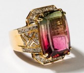 18 KARAT YELLOW GOLD DIAMOND A