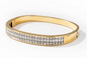 18 KARAT YELLOW GOLD, DIAMOND