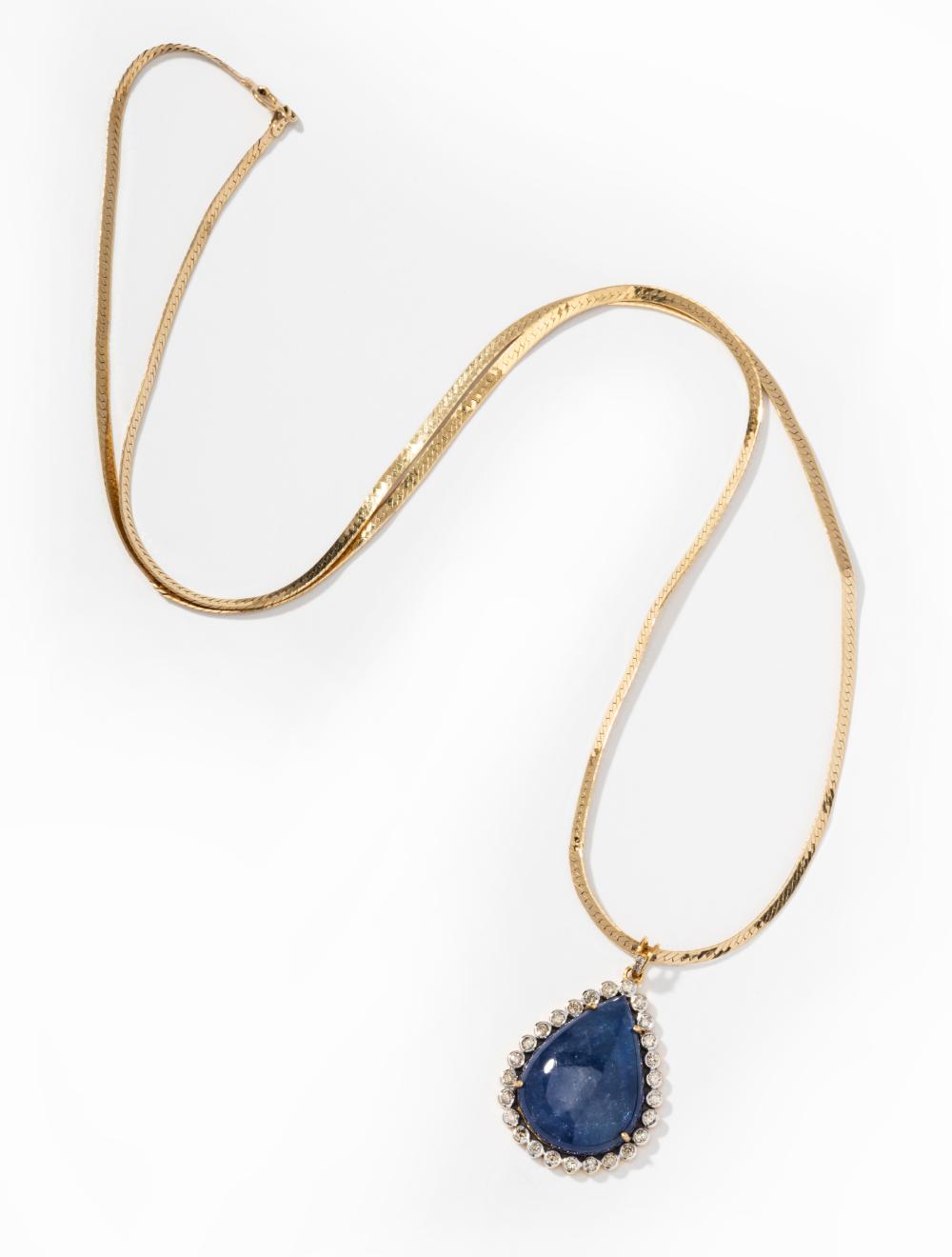 18 KARAT YELLOW GOLD, DIAMOND AND