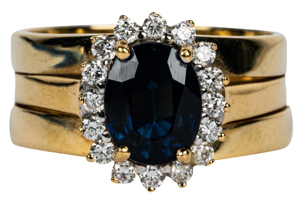 18 KARAT YELLOW GOLD, DIAMOND, &