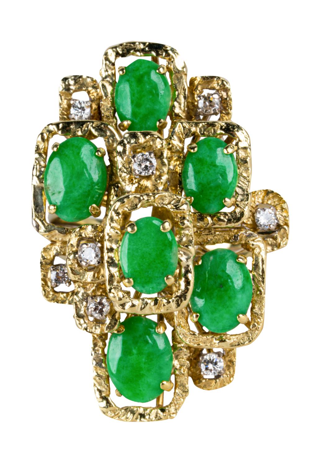 18 KARAT YELLOW GOLD, DIAMOND &