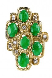 18 KARAT YELLOW GOLD, DIAMOND