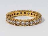 18 KARAT YELLOW GOLD DIAMOND E
