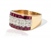 18 KARAT YELLOW GOLD, DIAMOND,
