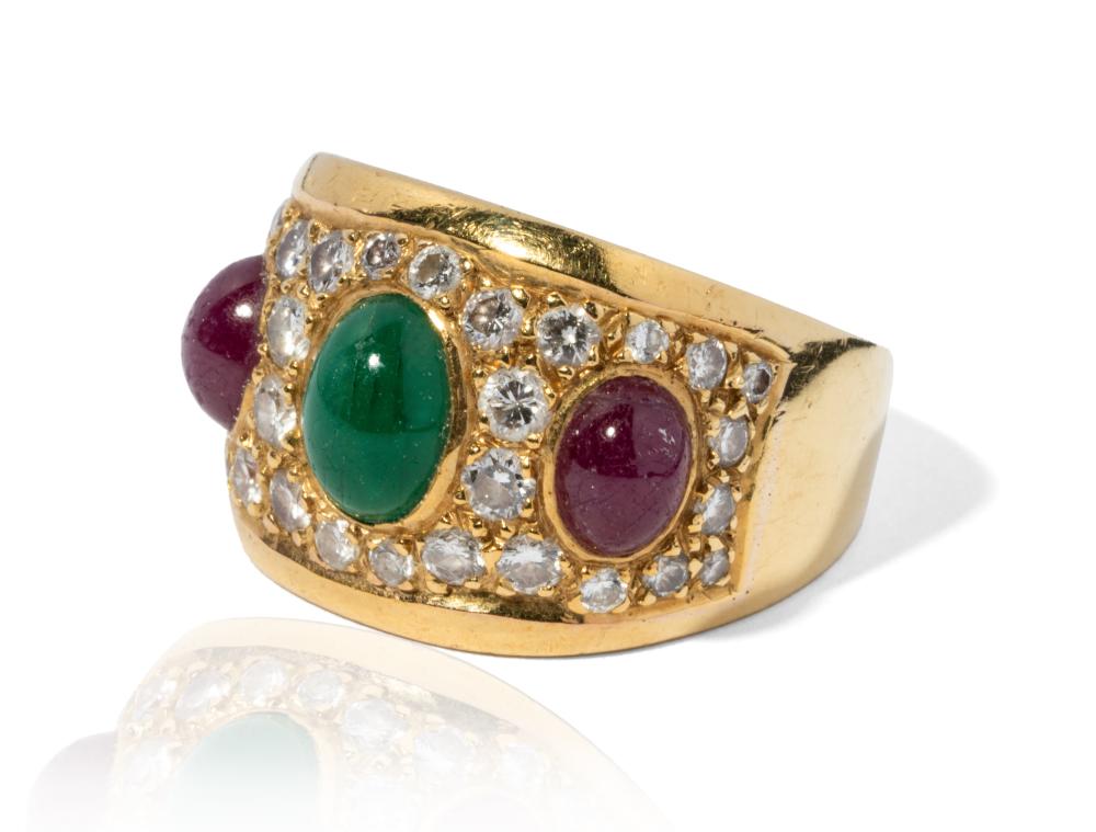 18 KARAT YELLOW GOLD, DIAMOND,