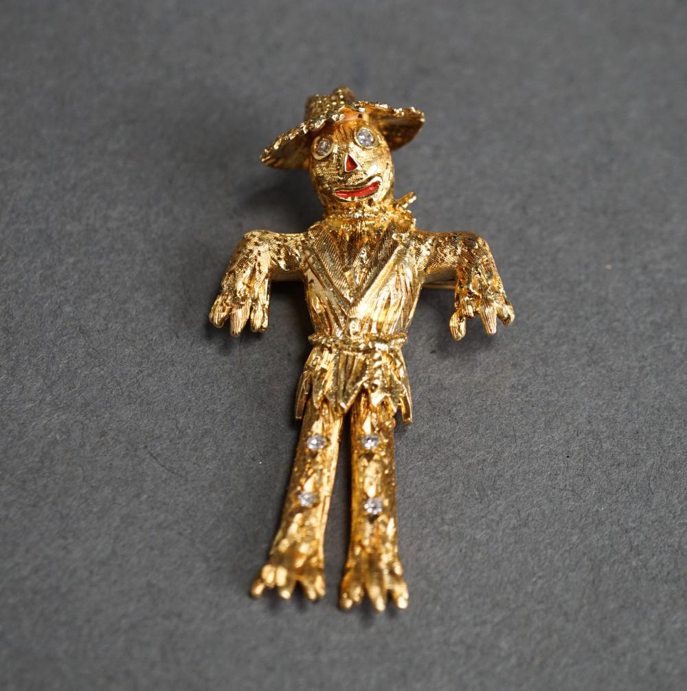 18-KARAT YELLOW-GOLD, DIAMOND AND