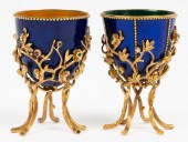 18 KARAT YELLOW GOLD ENAMEL DI