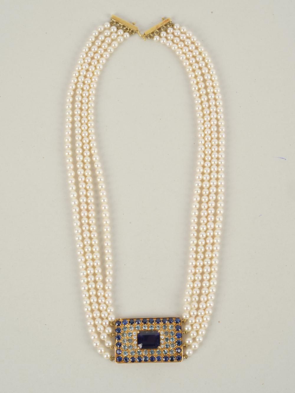 18 KARAT YELLOW GOLD, IOLITE,
