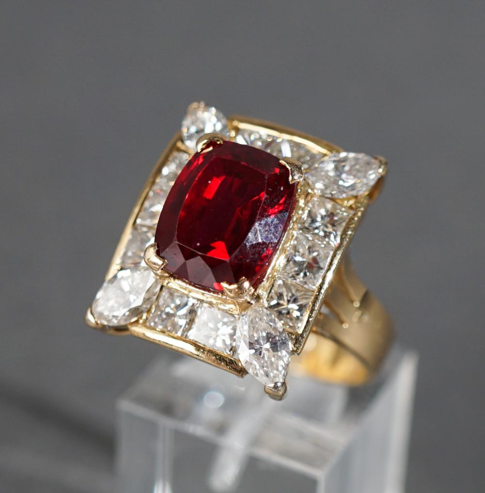 18-KARAT YELLOW-GOLD, LAB-GROWN