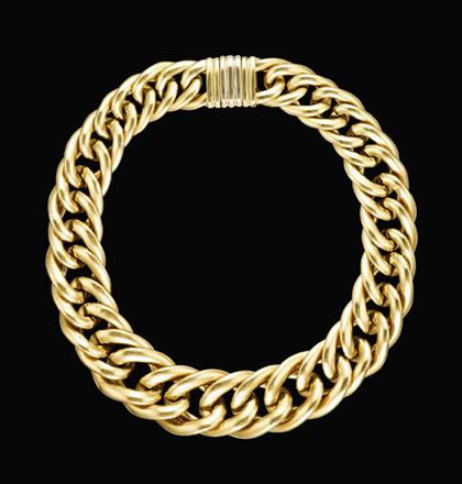 18 karat yellow gold large link